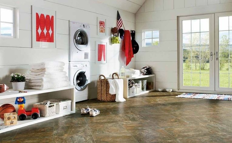 Luxury Vinyl Game Room Flooring